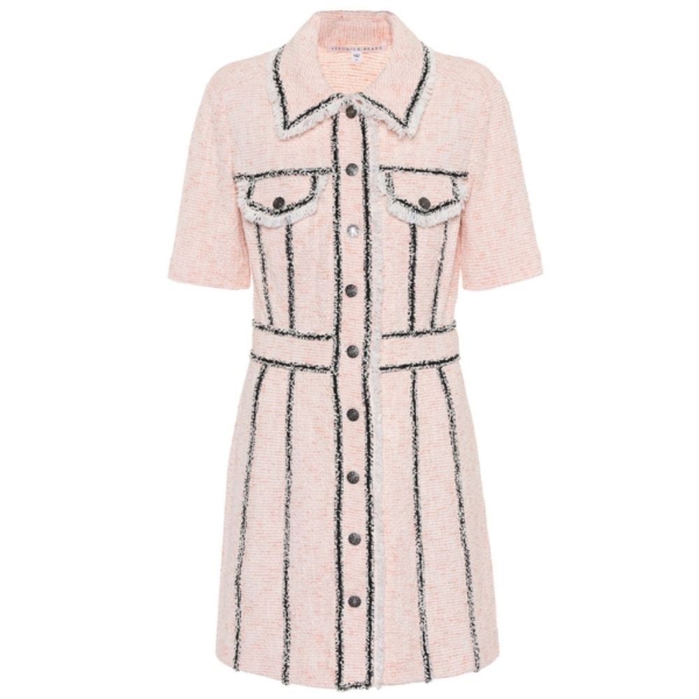 NWT Veronica Beard Azra cotton blend mini dress 10 - Picture 2 of 5